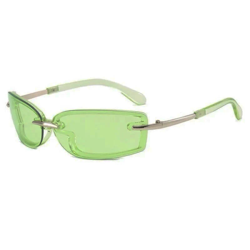 y2k rimless sunglasses boogzel clothing
