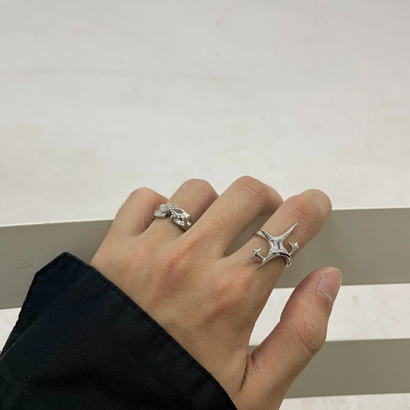 Y2K Shining Star Ring bogzel clothing