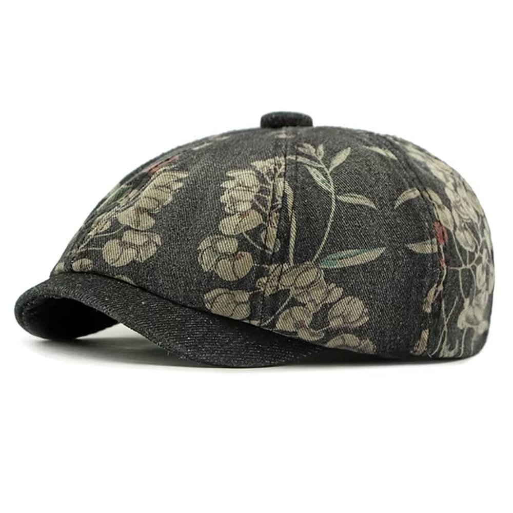 y2k aesthetic floral denim cap boogzel clothing