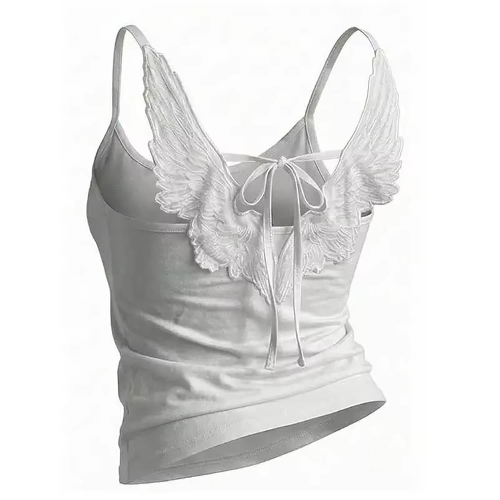 y2k angel wings cami top boogzel clothing