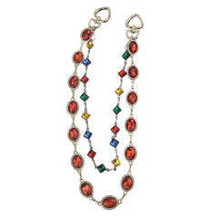 y2k colorful gem jeans chain boogzel clothing