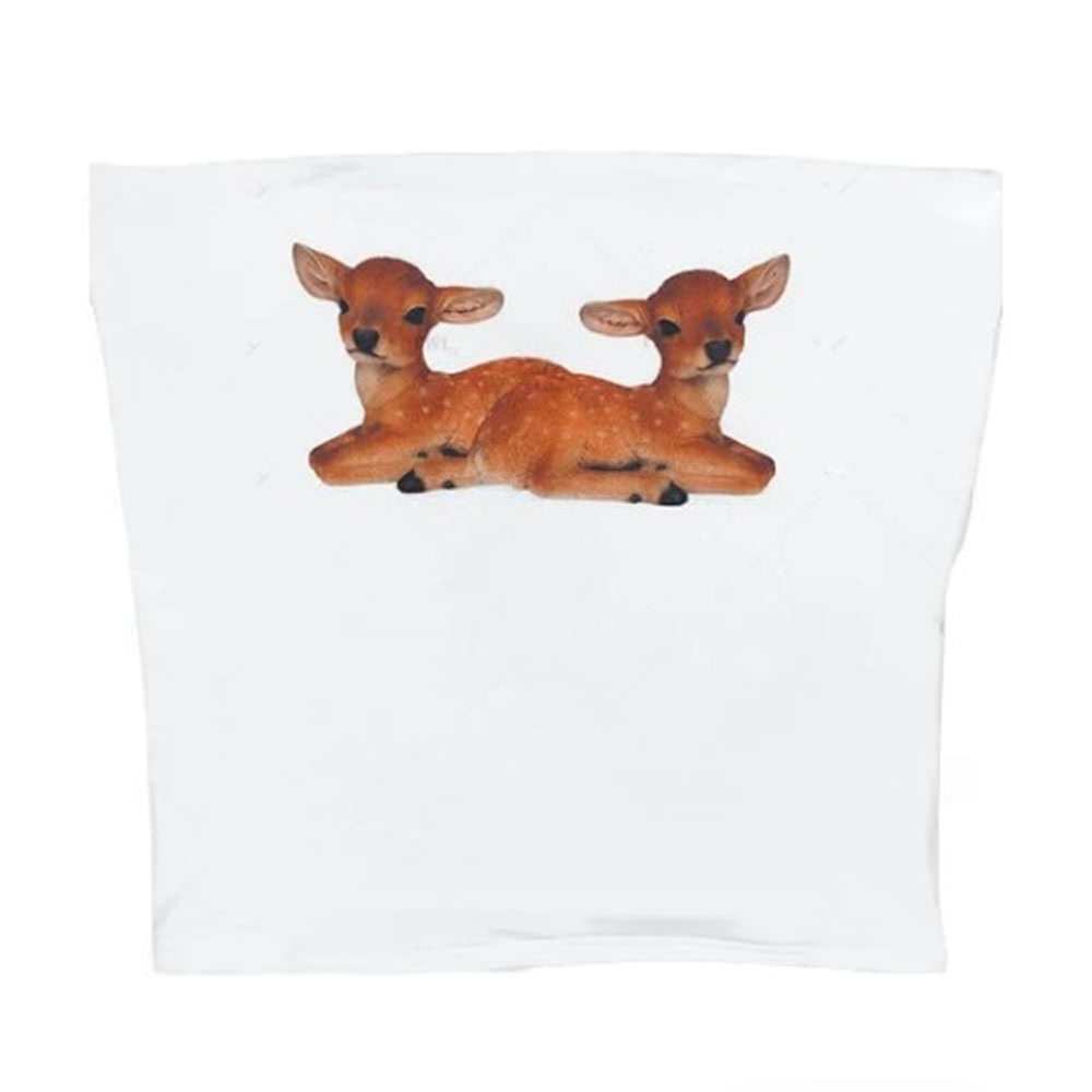 y2k deer print tube top boogzel clothing