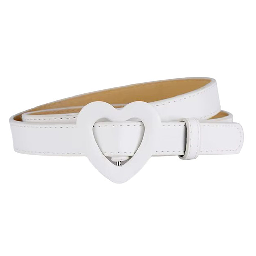 y2k diva heart buckle belt boogzel clothing