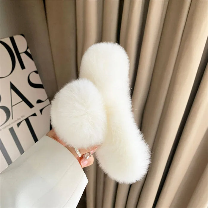 y2k fluffy hair claw boogzel clothing