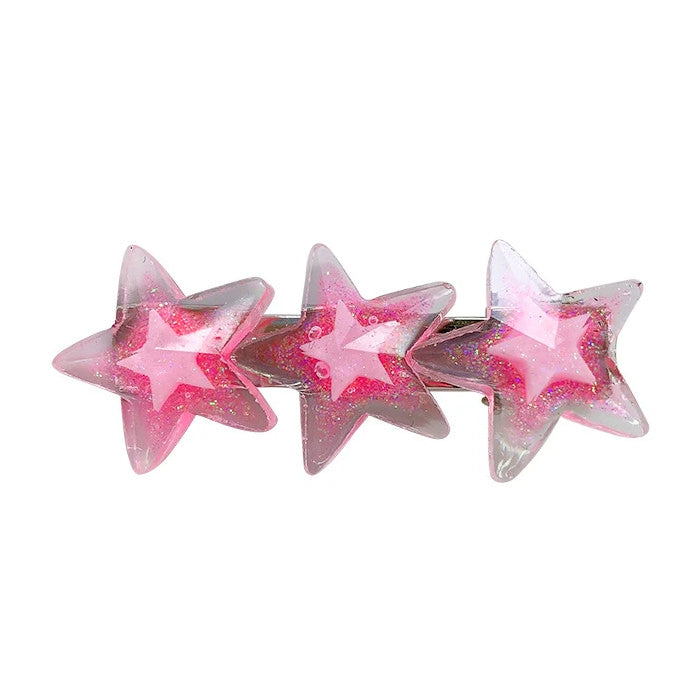 y2k glitter star hair clip boogzel clothing