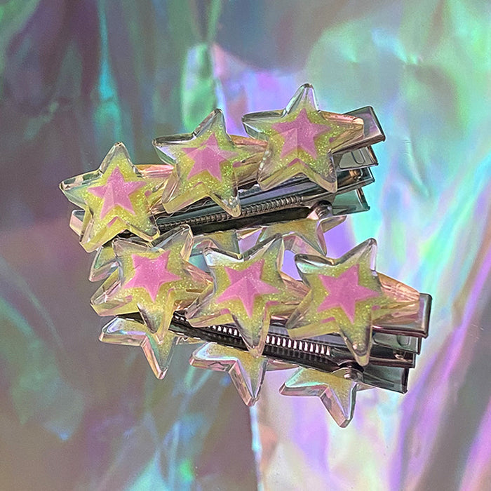 y2k star hair clip boogzel clothing