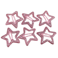 y2k glitter star hair clips boogzel clothing