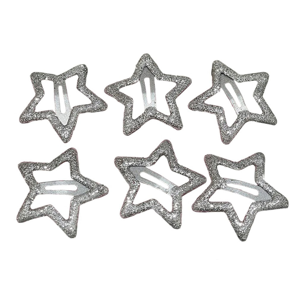 y2k glitter star hair clips boogzel clothing