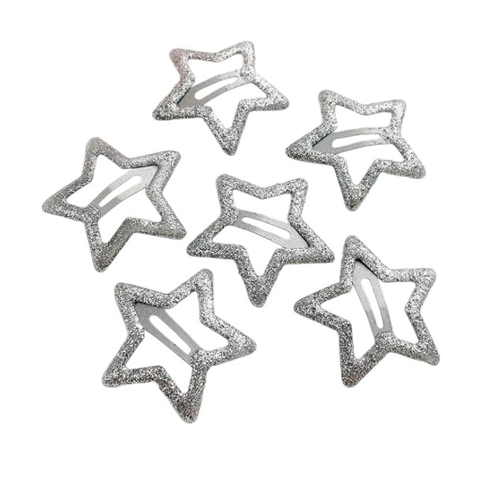 y2k glitter star hair clips boogzel clothing