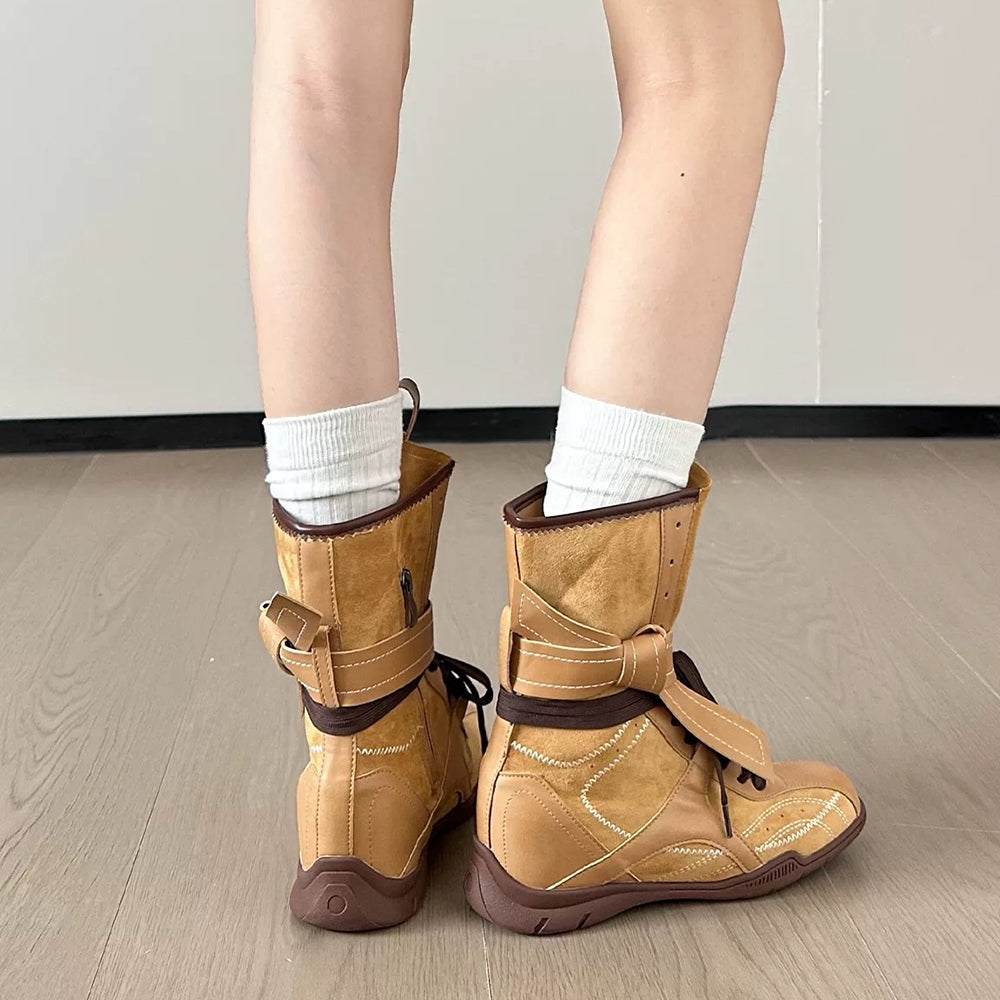 y2k high top sneakers boots hybrid boogzel clothing