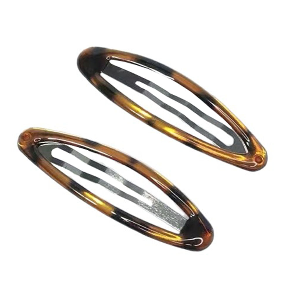 y2k leopard hair clips boogzel clothing