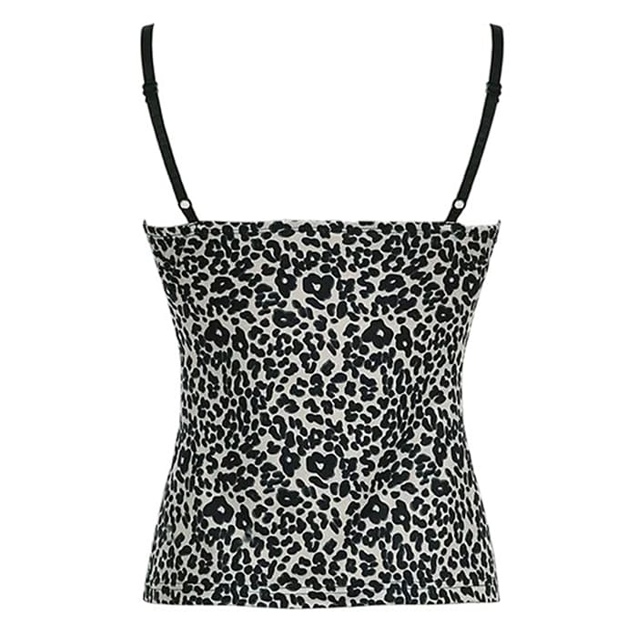 y2k leopard print tank top boogzel clothing