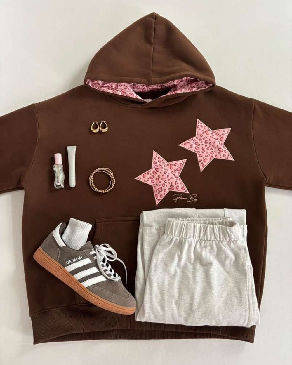 y2k leopard star hoodie boogzel clothing