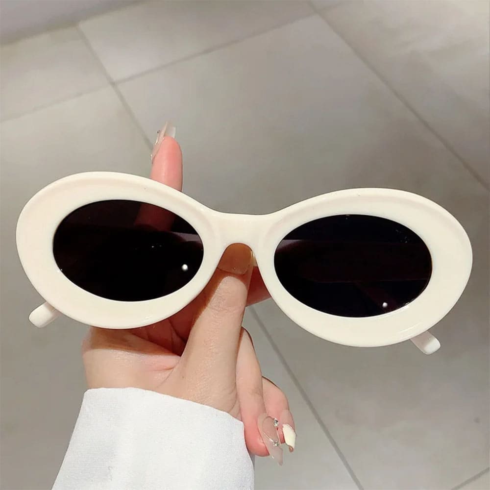 y2k oval chunky frame sunglasses boogzel clothing