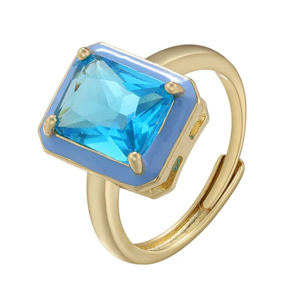 y2k rectangular rhinestone ring boogzel clothing