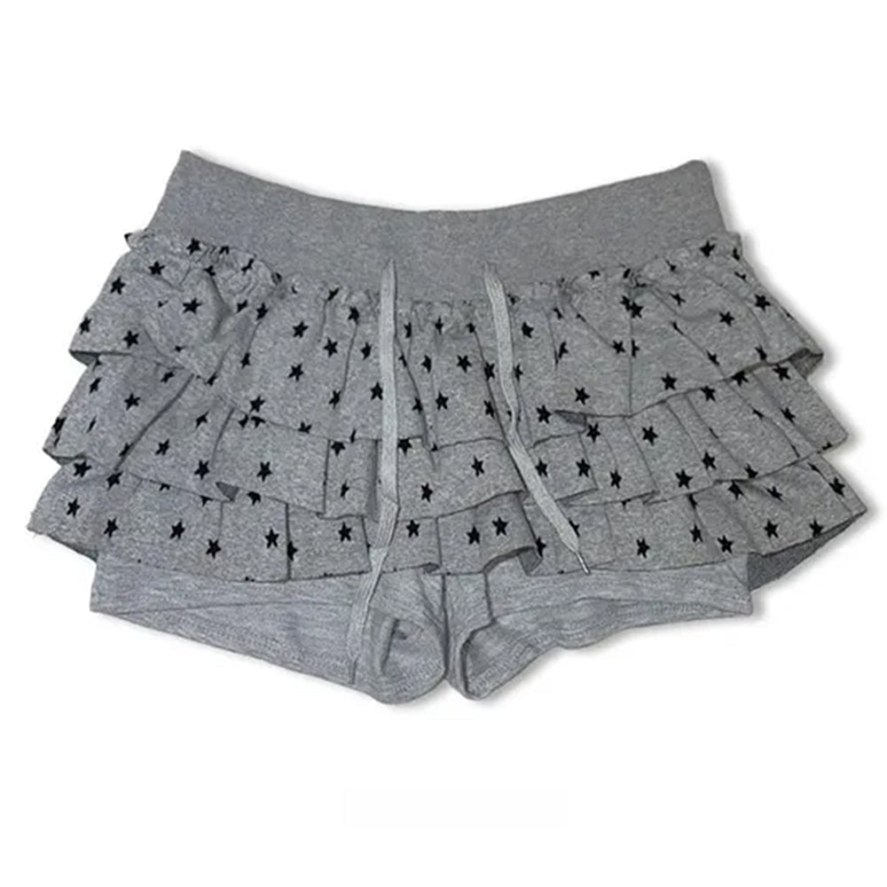y2k ruffled mini skirt boogzel clothing