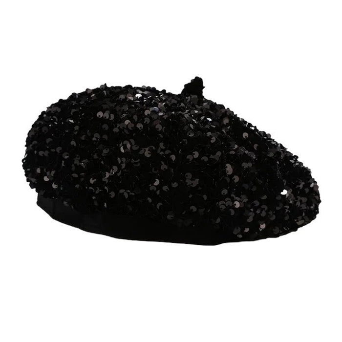 y2k sequin beret hat boogzel clothing