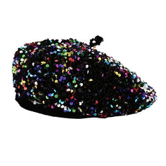 y2k sequin beret hat boogzel clothing