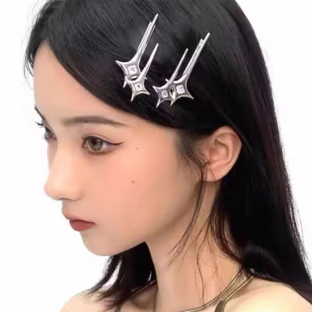 y2k star hair clips boogzel clothing