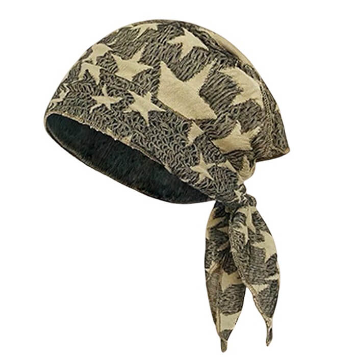 y2k star print bandana headscarf boogzel clothing