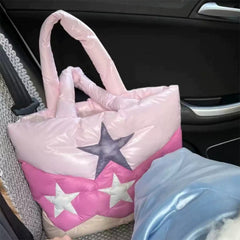 y2k star puffer handbag boogzel clothing