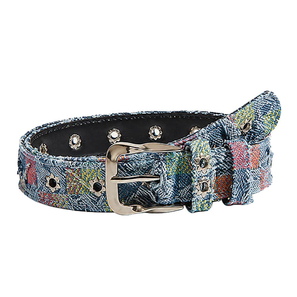 y2k star rivet belt boogzel clothing