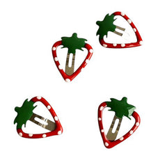 y2k strawberry hair clips set boogzel clothing