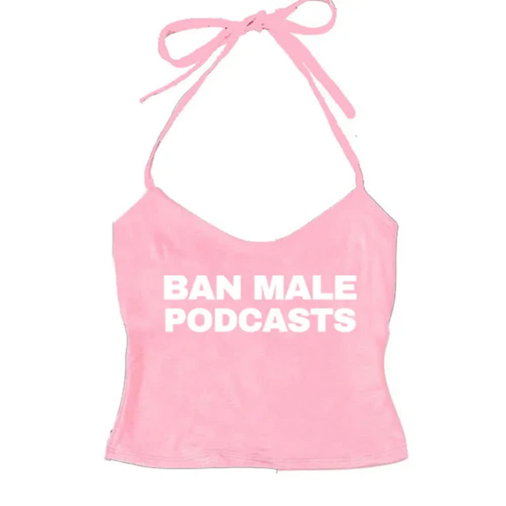 y2k style podcasts halter top boogzel clothing