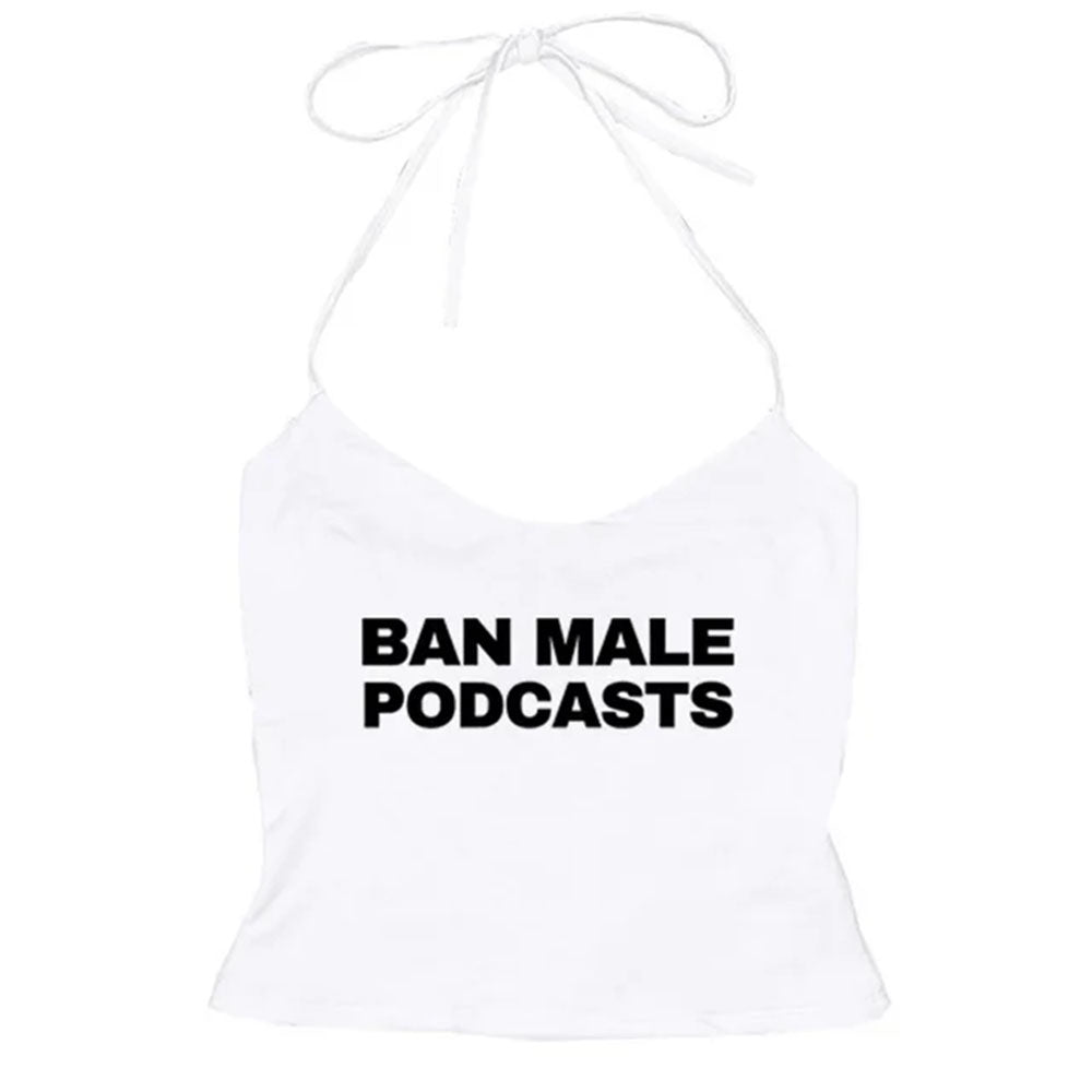 y2k style podcasts halter top boogzel clothing