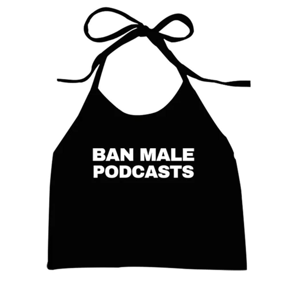 y2k style podcasts halter top boogzel clothing