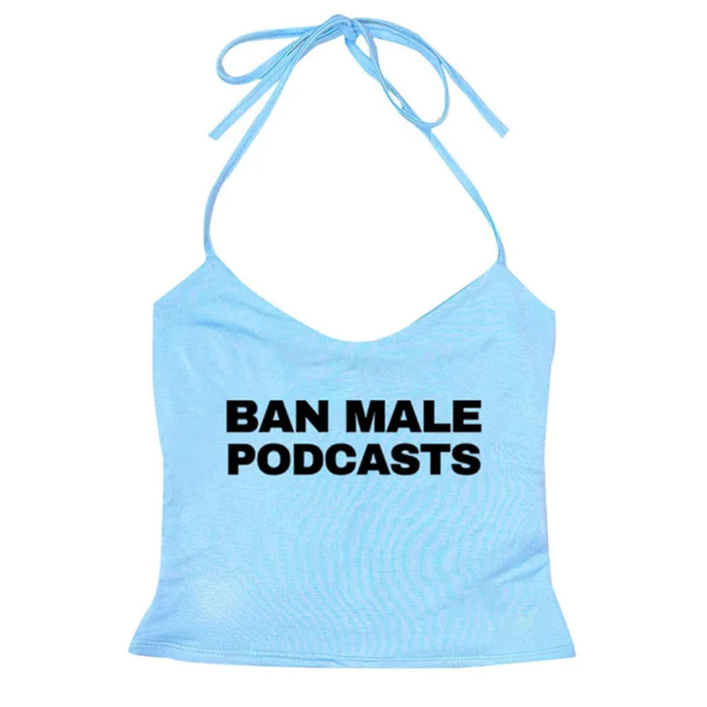 y2k style podcasts halter top boogzel clothing