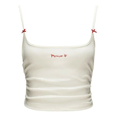 y2k style white tank top boogzel clothing