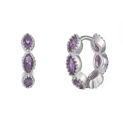 zircon hoop earrings boogzel clothing